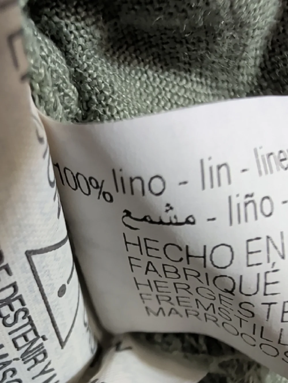 Zara Olive Green Lightweight Linen-Blend Top - Picture 7 of 9